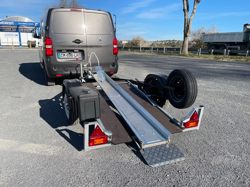 Remorque moto 2,50 m/600 kg TYPE-TOP