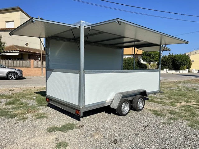 Remorque pour vente ambulante 400 x 200 x 200