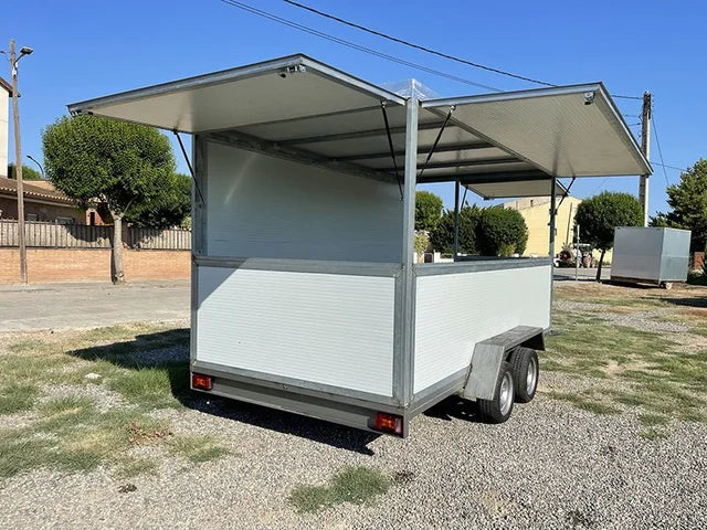 Remorque pour vente ambulante 400 x 200 x 200