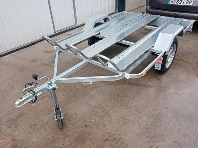 Remorque pour moto à 3 voies