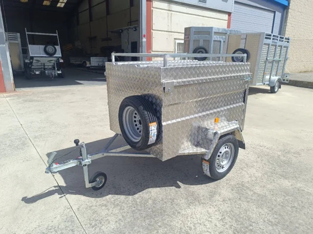 Remorque pour chien en aluminium